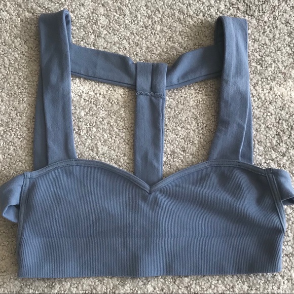 Free People Other - Free People Intimately Blue Workout Yoga Sport Bra
